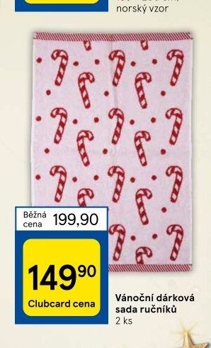 Vánoční dárková sada ručníků 2 ks