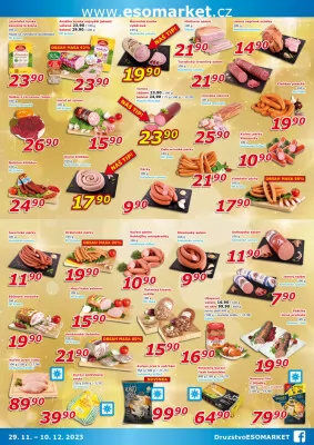 akční leták ESO MARKET 29.11.2023-10.12.2023