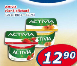 Jogurt ochucený Activia Danone