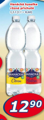 Ochucená voda Hanáckákyselka