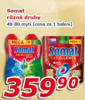 Prostředky do myčky Somat