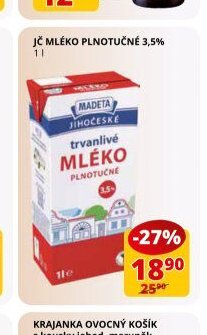 JČ MLÉKO PLNOTUČNÉ 3,5%