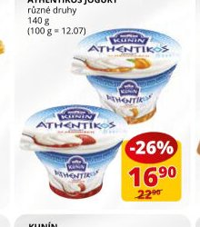Kunín Athentikos jogurt