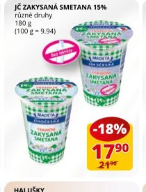 JČ zakysaná smetana 15%