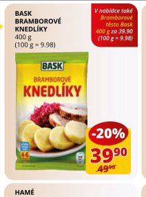 BASK BRAMBOROVÉ KNEDLÍKY