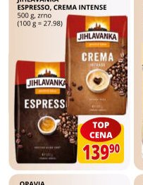 JIHLAVANKA ESPRESSO, CREMA INTENSE