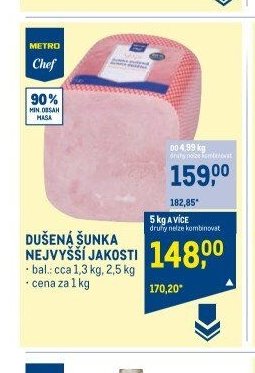 DUŠENÁ ŠUNKA NEJVYŠŠÍ JAKOSTI