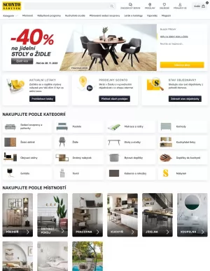 akční leták Sconto nábytek 28.11.2023-4.12.2023