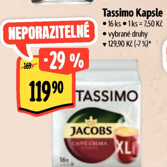 Kapsle Tassimo Jacobs