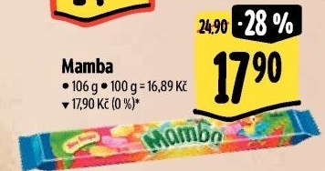 Karamely ovocné Mamba Storck