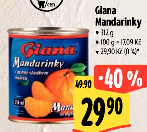 Kompot mandarinky Giana