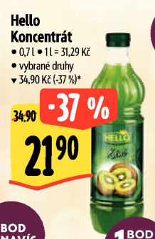 Nápojový koncentrát Hello