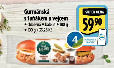 Obložená bageta Albert Fresh Bistro