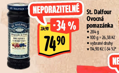 Ovocná pomazánka St. Dalfour