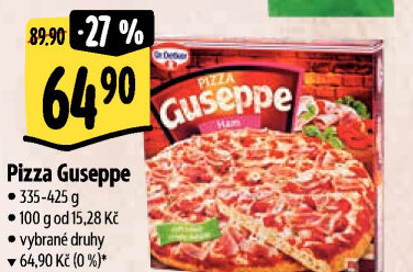Pizza mražená Guseppe Dr. Oetker