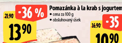 Pomazánka a la krab s jogurtem