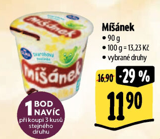 Tvarohová svačinka Míšánek Olma