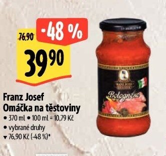 Franz Josef Omáčka na těstoviny