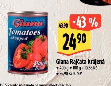 Giana Rajčata krájená