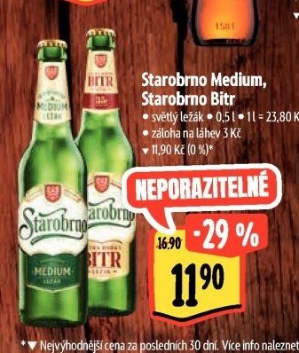 Starobrno Medium, Starobrno Bitr