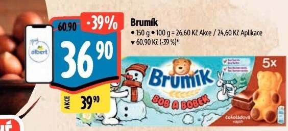 BeBe Brumík vánoční Opavia