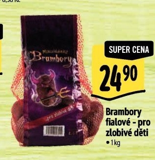 Brambory fialové