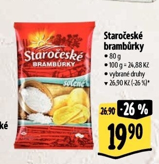 Brambůrky staročeské Golden Snack