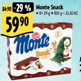 Dezert mléčný Monte Snack Zott