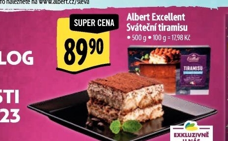 Dezert Tiramisu Albert Excellent