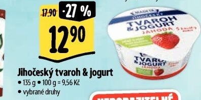 Dezert tvaroh s jogurtem jihočeský Madeta