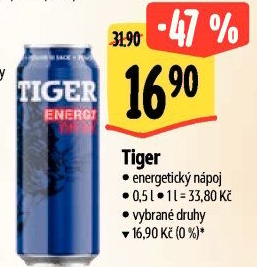 Energetický nápoj Tiger