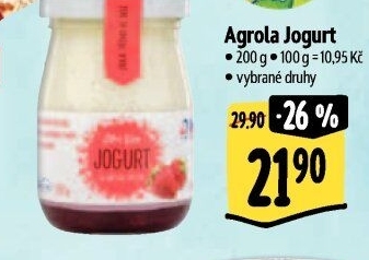 Jogurt ochucený jihočeský Agro-La