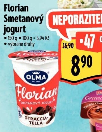 Jogurt smetanový Florian Olma