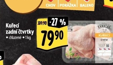 Kuřecí čtvrtky Albert