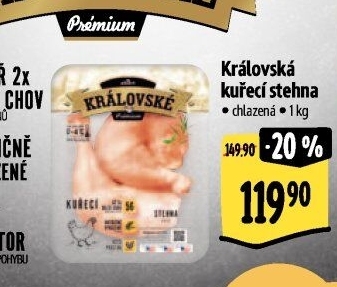 Kuřecí stehna královská Premium Albert