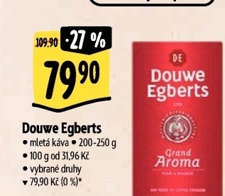 Mleté kávy Douwe Egberts