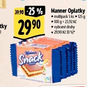 Oplatky Snack Manner