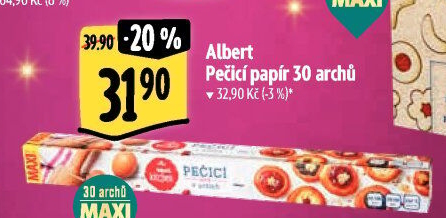 Papír na pečení Albert