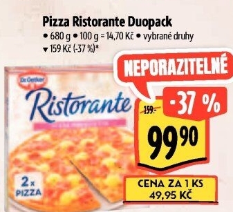 Pizza mražená Ristorante Dr. Oetker