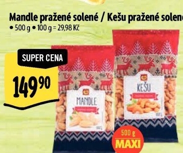 Pražené mandle IBK Trade