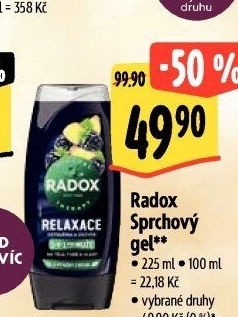 Sprchový gel Radox