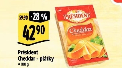 Sýr Cheddar Président