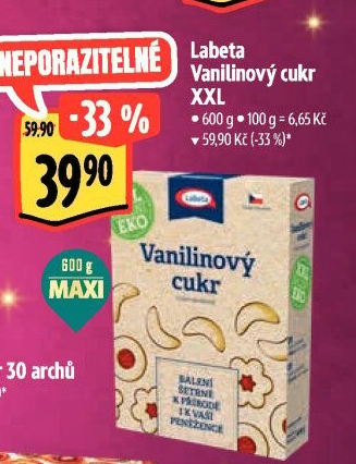 Vanilínový cukr Labeta