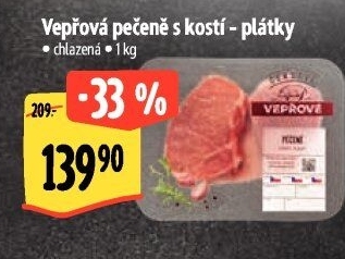 Vepřová pečeně s kostí Albert