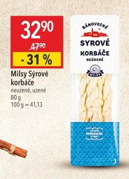 Milsy Sýrové korbáče