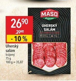 Uherský salám krájený