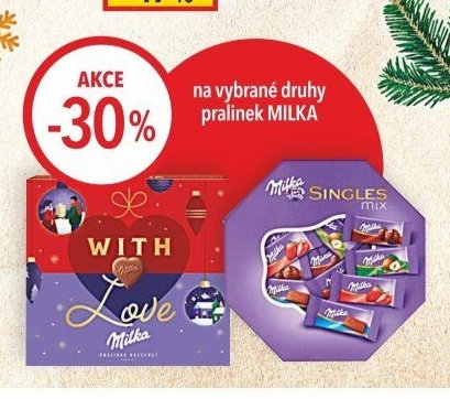 Milka pralinky