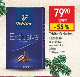 Tchibo Exclusive, Espresso mletá káva