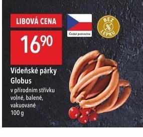 Vídeňské párky Globus