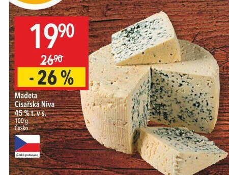 Madeta Císařská Niva